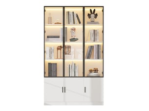 Vitrine coloris blanc <strong>DESMIU</strong> <strong></strong> - 120 cmx200 cm