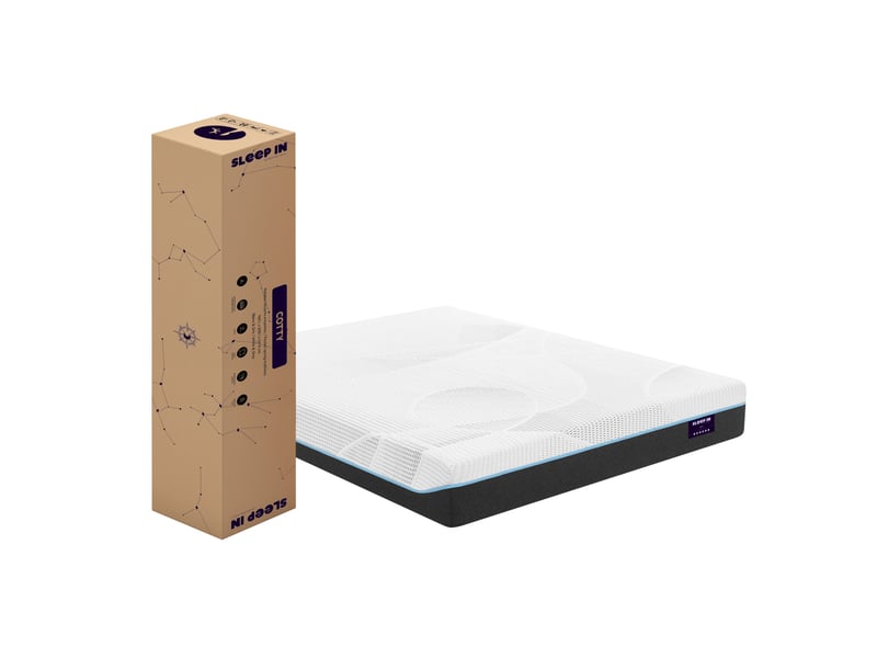  Matelas Ressorts + latex 160x200 cm  - Conforama L