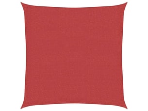 Voile d'ombrage - voile d'ombre - voile parasol 160 gm² rouge 3,6x3,6 m pehd