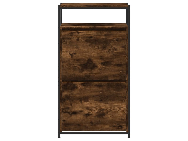  Meuble à chaussures, armoire à chaussures chêne fumé shl3127  - Conforama E