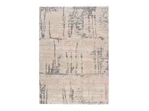 Tapis atticgo enya rectangulaire ethnique, coloris plata