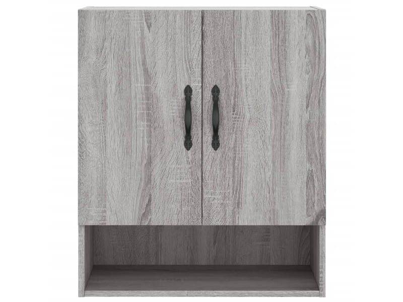  Armoire murale salon, meuble de rangement sonoma gris 60x31x70cm bois d'ingénierie shl7341  - Conforama E