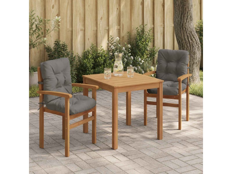 Lot de 2 coussins de chaise à dossier haut vianen cf59298  - Conforama B