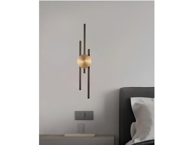  Applique murale intérieure led iinéaire longue bande 3 températures de couleur dimmable 63cm noir  - Conforama C