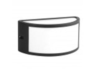 Applique extérieure fabrilamp ara coloris noir 1 x e27 ip44 13 x 25 x 12 cm