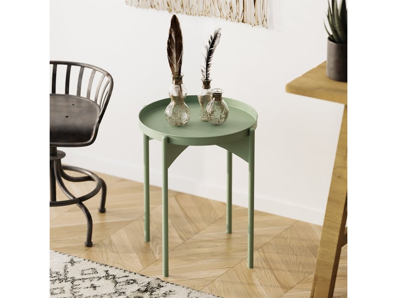  Table basse ronde de salon en métal shb-002  - Conforama C