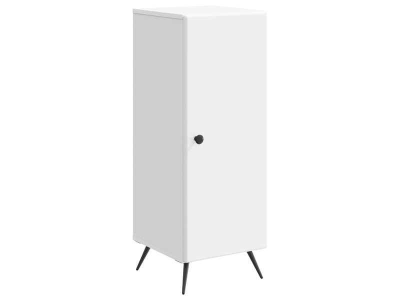 Buffet - bahut - meuble de rangement blanc 33 x 34,5 x 90 cm bois d'ingénierie - Conforama A