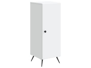 Buffet - bahut - meuble de rangement blanc 33 x 34,5 x 90 cm bois d'ingénierie