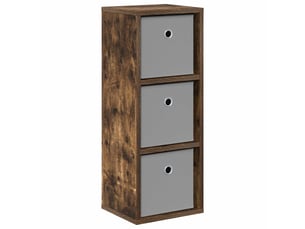 Buffet - bahut - meuble de rangement avec tiroir chêne fumé 25,5 x 22 x 69,5 cm