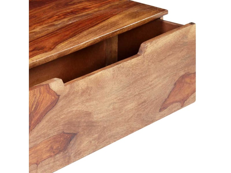  Meuble tv - banc tv - meuble de rangement 145x30x30 cm bois massif  - Conforama E