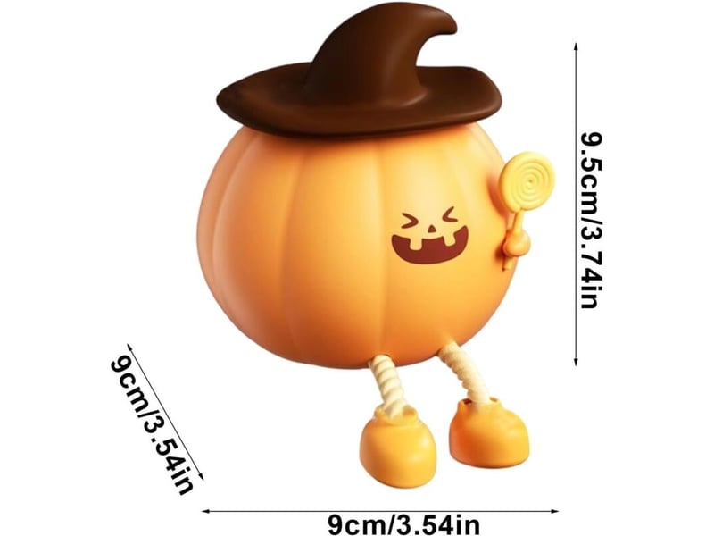  Veilleuse citrouille usb silicone tactile minuterie 3 luminosités, pour chambre enfant  - Conforama B