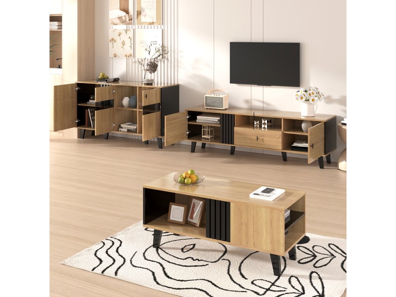  Lit mezzanine en bois 90x200 cm avec armoire de rangement, escalier de rangement, bandeau led multicolore, design auvent sommier à lattes rose  - Conforama D