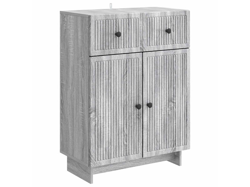  Buffet - bahut - meuble de rangement sonoma gris 66 x 34,5 x 90 cm bois d'ingénierie  - Conforama A