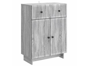 Buffet - bahut - meuble de rangement sonoma gris 66 x 34,5 x 90 cm bois d'ingénierie