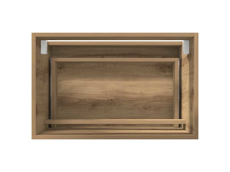  Ensemble de mobilier de salle de bain 2 pc chêne artisanal cf64072  - Conforama E