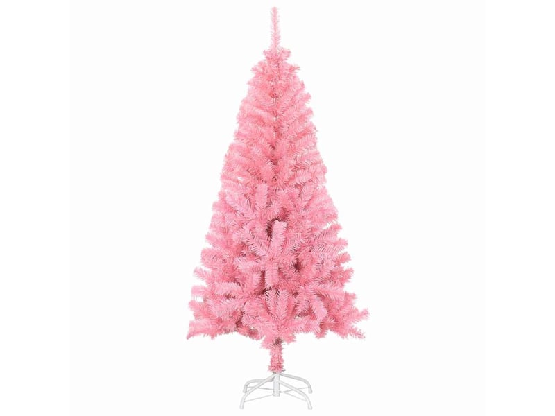  Sapin de noël - arbre de noël rose 150 cm pvc  - Conforama E