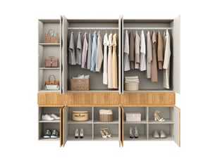 Armoire     DESVIAE  coloris bicolore largeur 225 cm