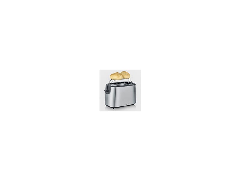  Grille-pain 2 fentes 1000 w inox noir brosse avec décongélation et réchauffage 8235635 - Conforama E