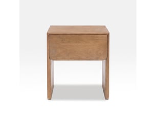 Table de chevet en bois de manguier marron clair-achille