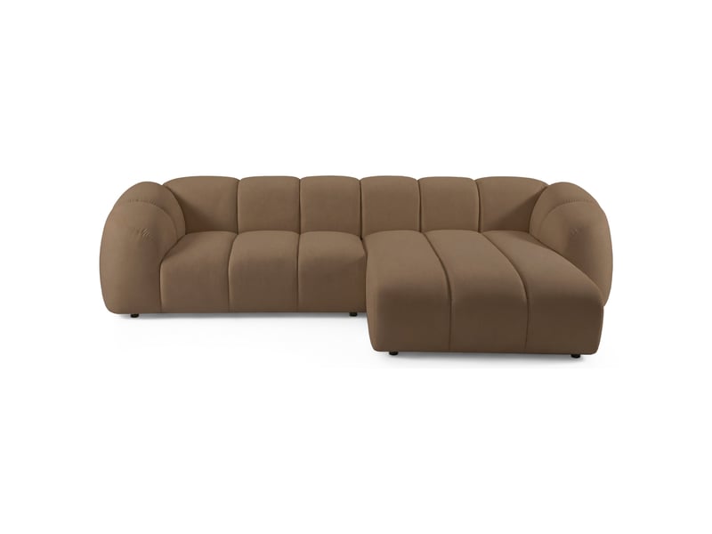  Selsey millma - canapé d'angle - 300 cm - velours brun clair Millma - Conforama D