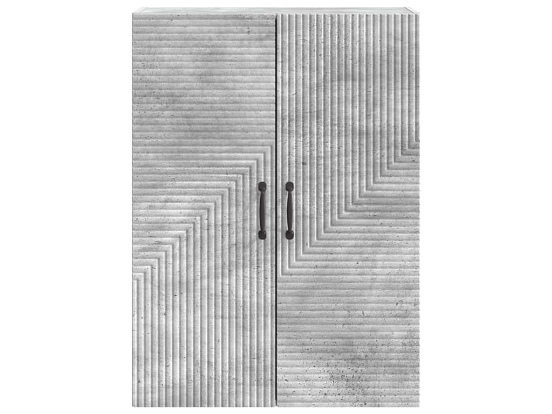  Armoire murale salon gris béton 66x34,5x90cm bois d'ingénierie shl2404  - Conforama D