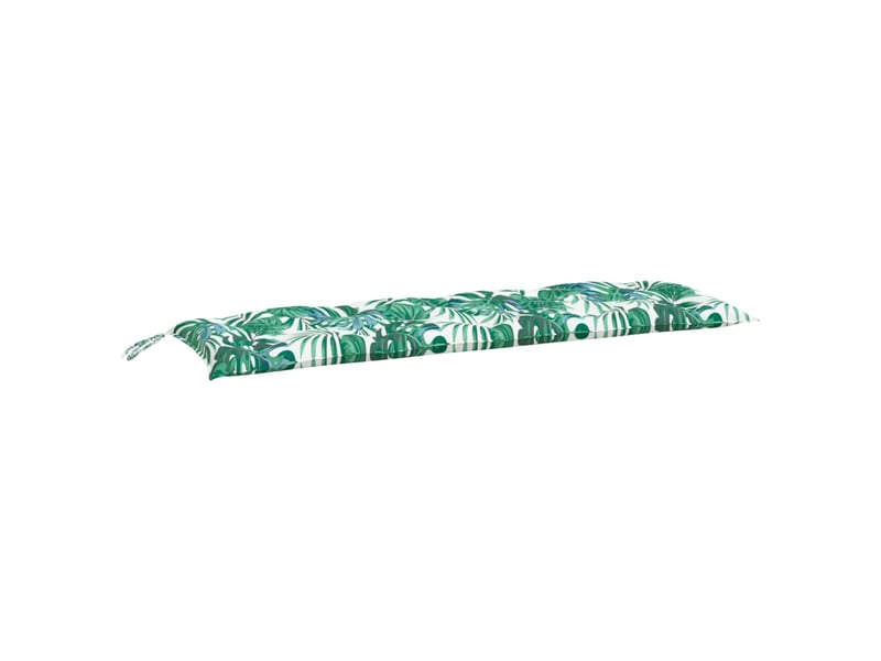 Coussin de banc de jardin, coussin d'assise motif de feuilles 150x50x7 cm cf52757  - Conforama D