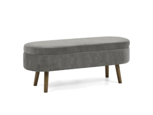 Banquette lit convertible couchage Occasionnel TCQPZ gris