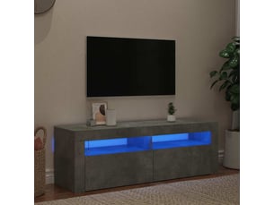 Meuble tv coloris gris 120 cm <strong></strong>  <strong></strong>