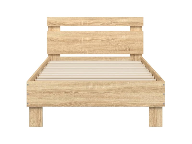  Lit simple- lit adulte -  cadre de lit sans matelas avec tête de lit 90x200 cm  - Conforama D