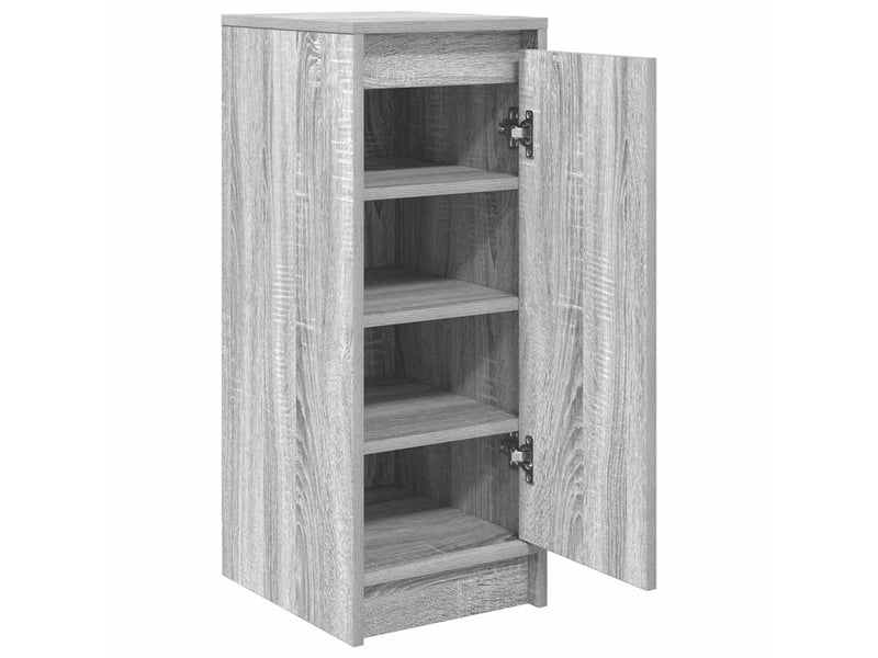  Meuble à chaussure, armoire à chaussures sonoma gris 29,5x34x76 cm bois ingénierie  - Conforama E