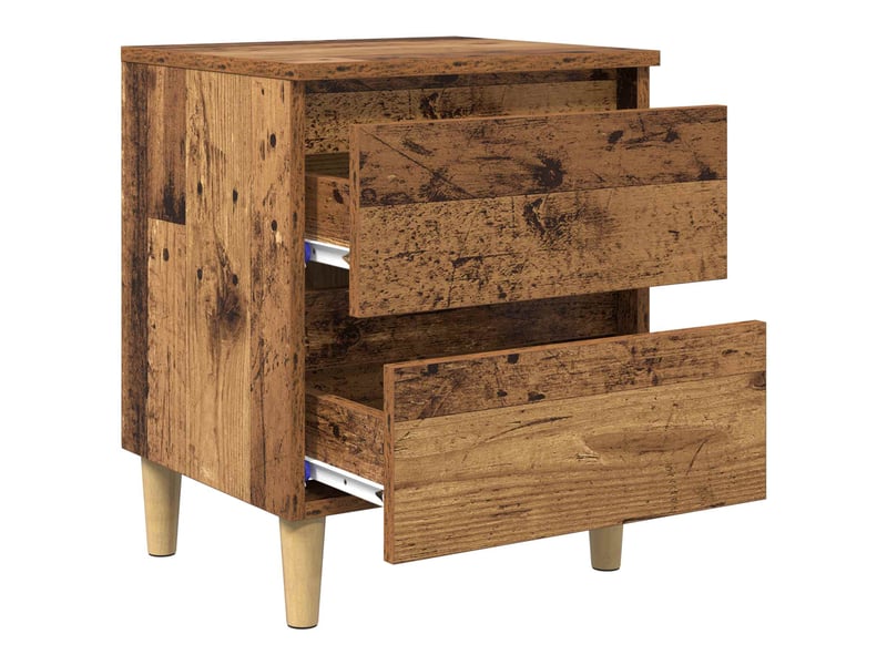  Table de chevet - table de lit bois ancien 40 x 35 x 50 cm bois d'ingénierie  - Conforama B