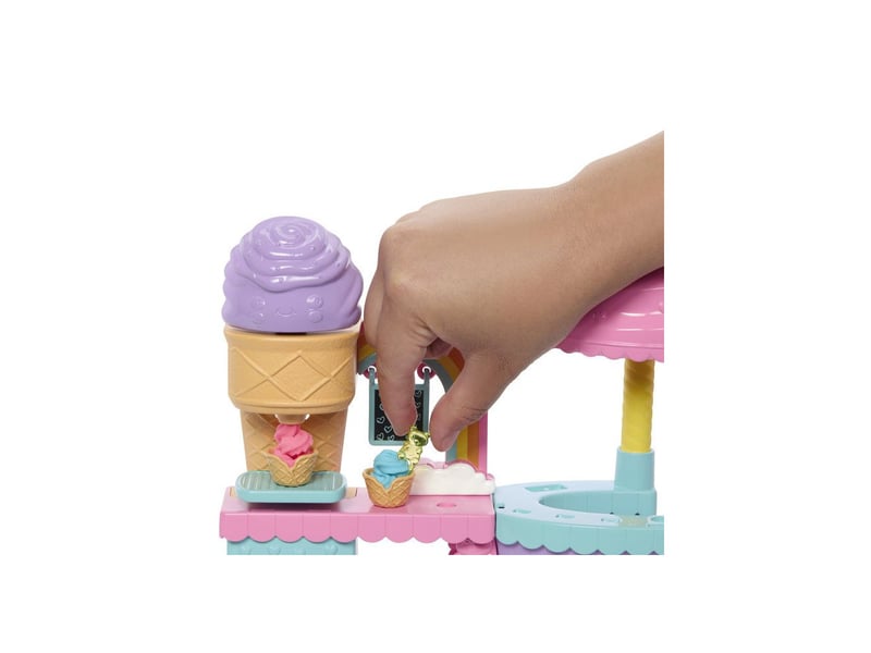  Jeu barbie chelsea boutique glace avec 1 poupée et pâte à modeler sensorielle, accessoires et toppings MAT194735378081 - Conforama D