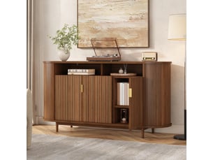 Buffet 3 porte(s) 0 tiroir(s) <strong>ROLIPO</strong> <strong></strong> - 40 cm coloris marron