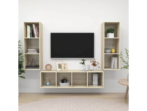 Meuble tv coloris beige <strong></strong> <strong></strong>