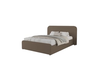 Lit 2 places 140x190 cm <strong>CONCEPT USINE</strong>  <strong></strong> coloris marron
