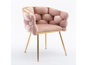 Pouf / repose pied <strong>FLORAGRACE</strong> <strong></strong> rose
