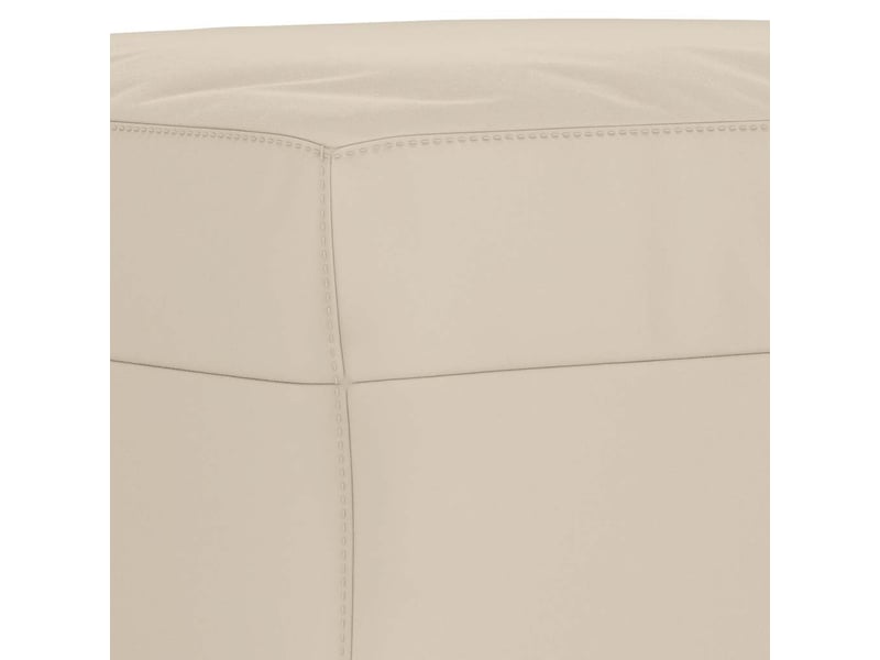  Banc d'entrée, banc d'intérieur crème 70x35x41 cm tissu microfibre  - Conforama E