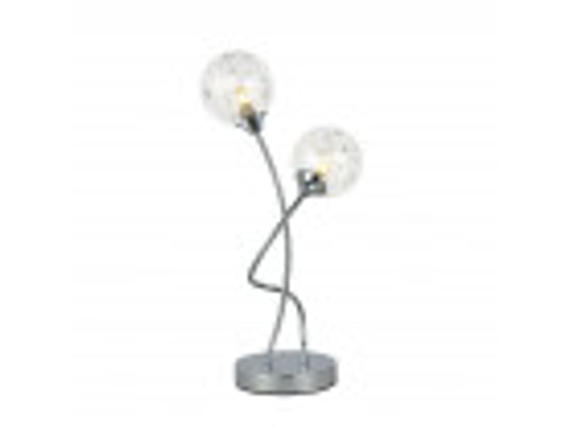  Lampe à poser fabrilamp rio de janeiro g9 coloris chromé 45 x 24 x 14 cm 154172020 - Conforama D