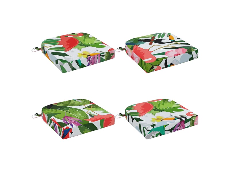  Lot de 4 coussins de siège, coussins d'assise soest 100 % polyester cf60757  - Conforama A