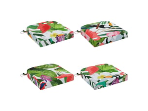 Lot de 4 coussins de siège, coussins d'assise soest 100 % polyester cf60757