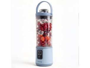 H.koenig mooth16 - mini blender portable sur batterie bleu pastel