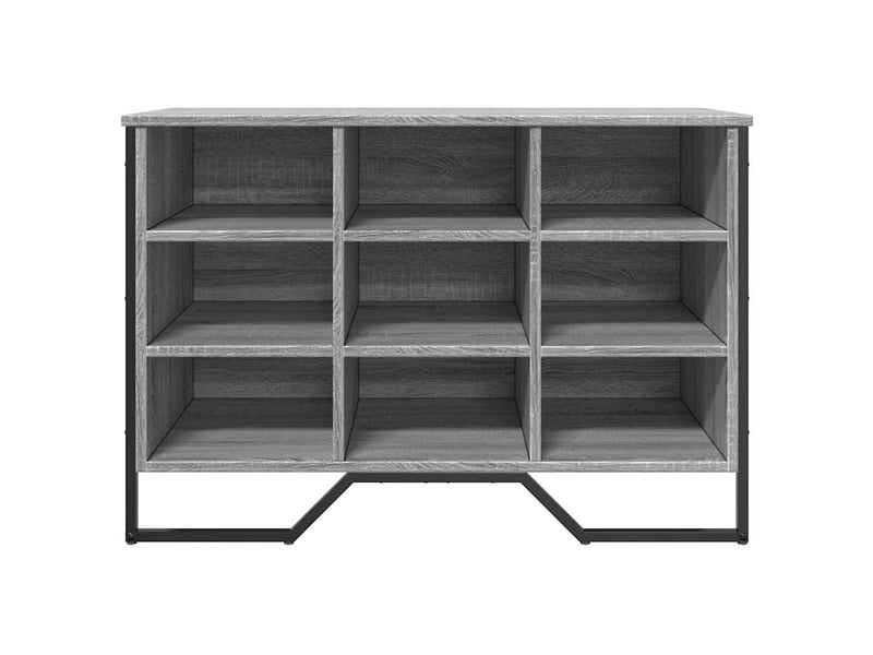  Meuble à chaussure, armoire à chaussures sonoma gris 90x38x61,5cm bois d'ingénierie  - Conforama D