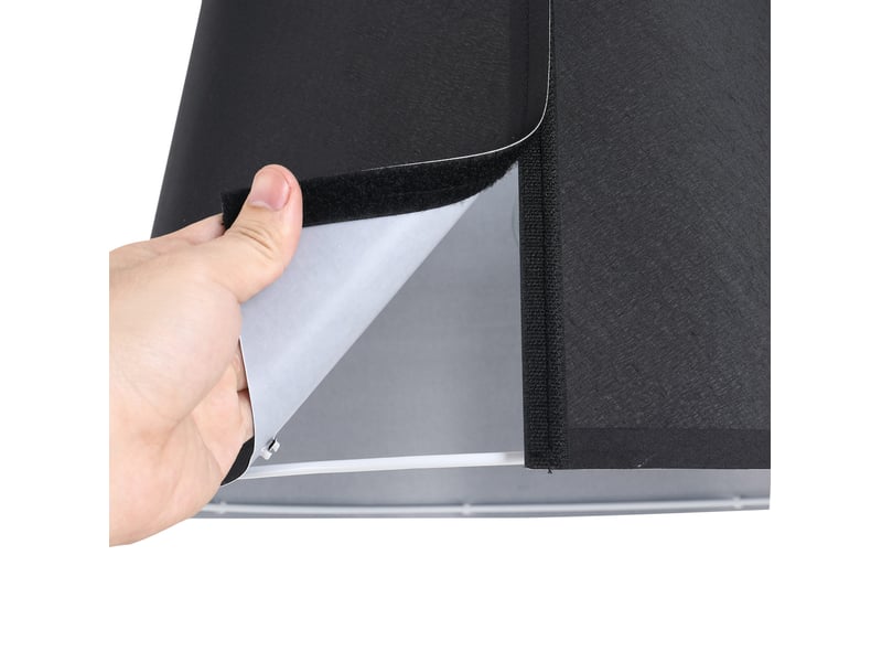  Lampe à pied arc moderne en métal noir - éclairage élégant pour salon, salle à manger et chambre  - Conforama E
