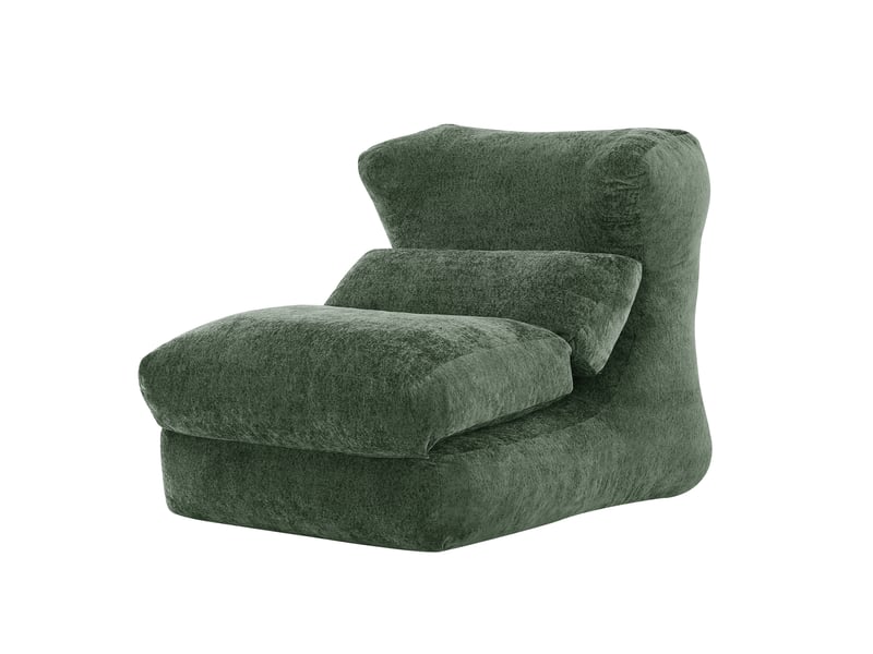  Fauteuil convertible modenvie 1 place vert en mousse 90 x 118 x 86 cm  - Conforama A