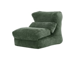Fauteuil convertible <strong>MODENVIE</strong> Tissu vert