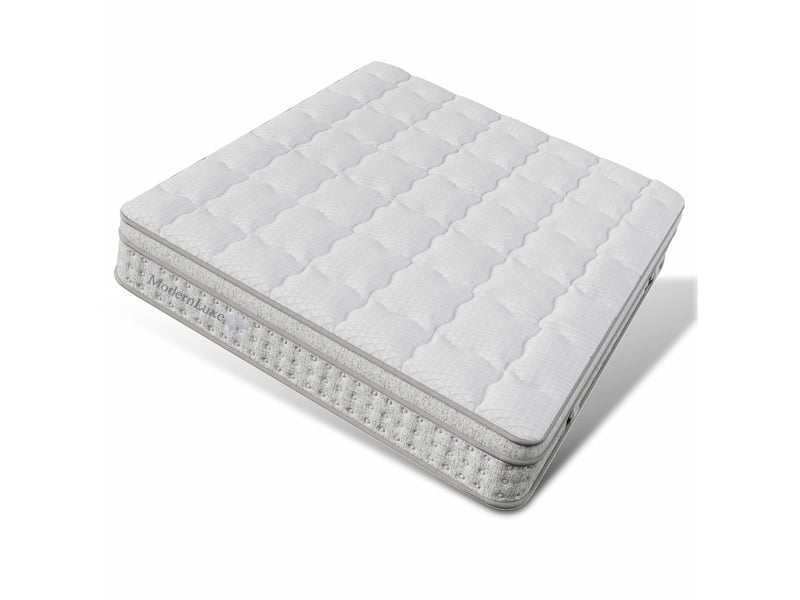  Matelas 160x200 cm, 25 cm d'épaisseur, hybride, soutien mi-ferme, 7 zones de confort, respirant  - Conforama A