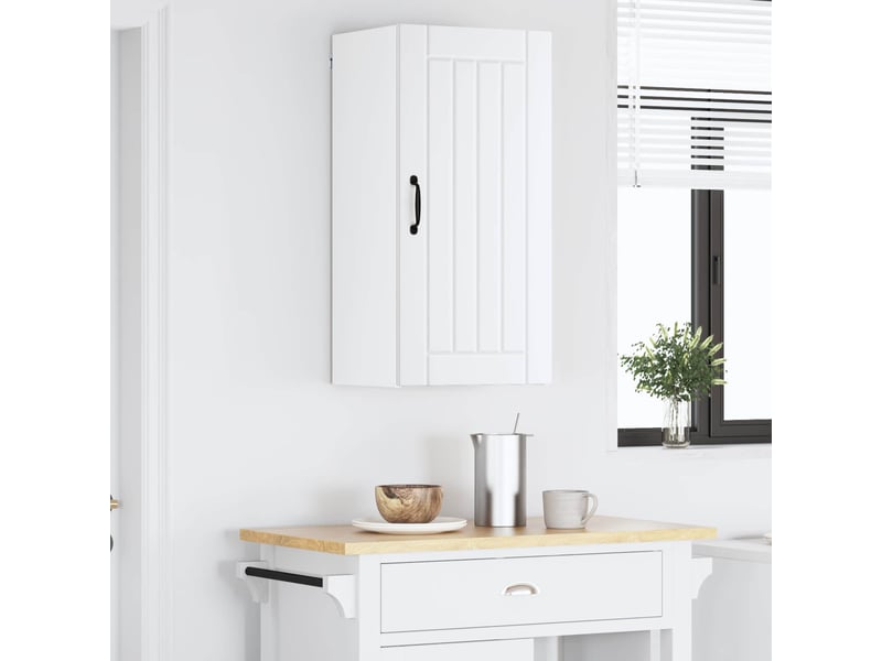 Meuble mural de cuisine, armoire de cuisine blanc 40x31x80cm bois d'ingénierie shl8884 - Conforama D