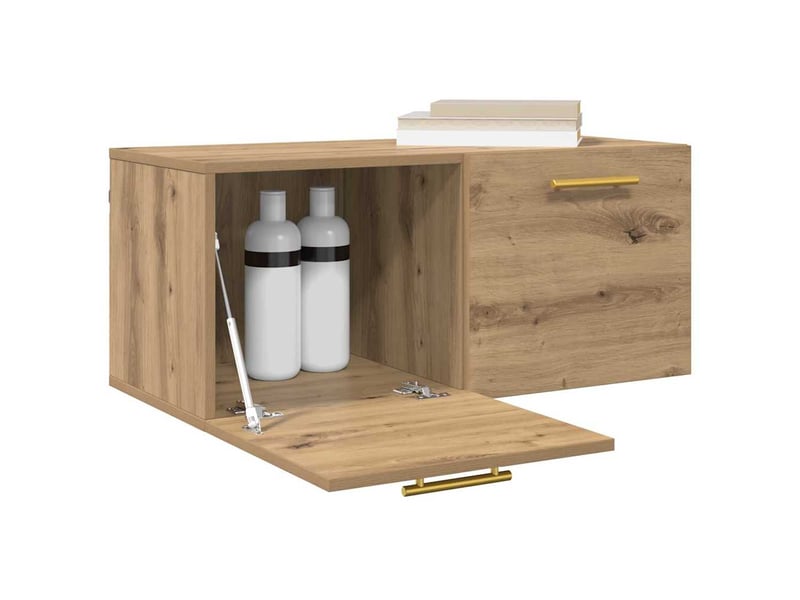  Meuble mural, meuble de rangement salon 80 x 36.5 x 35 cm bois d'ingénierie shl2524  - Conforama C