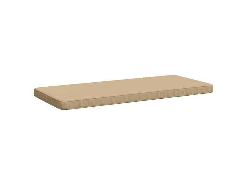  Lot de 2 coussins de banc, coussins d'assise vught 100 % polyester beige cf57790  - Conforama C