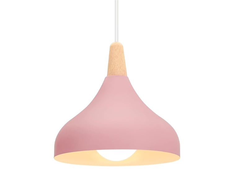  Suspension rétro suspension luminaire moderne style goutte chapeau plafonnier e27 ø20cm  - Conforama A